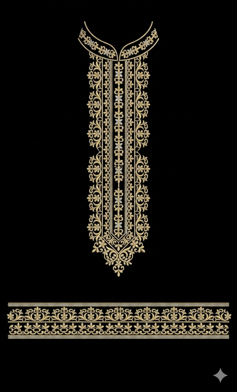 Arabian Panjabi Design Code: ABPD-11
